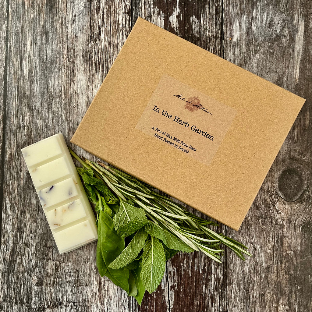 IN THE HERB GARDEN - TRIO OF WAX MELT SNAP BARS